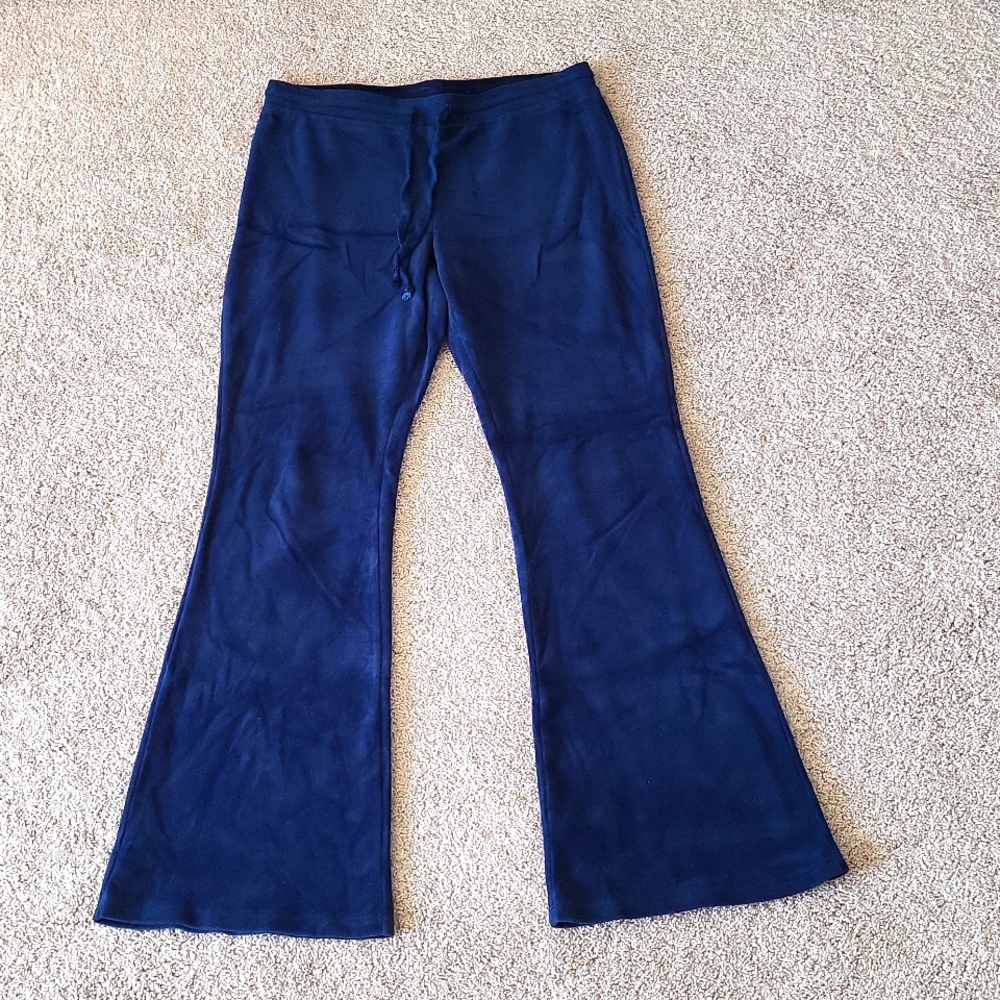 Velvet flare pants
